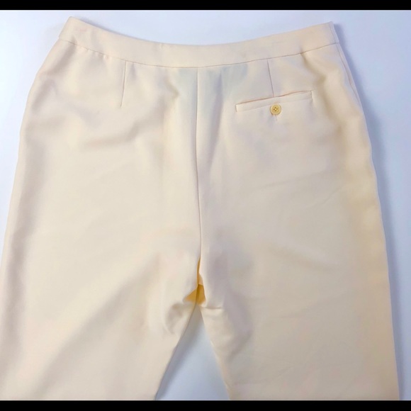 Lauren Ralph Lauren Cream Color zip up dress Pants - Picture 4 of 8